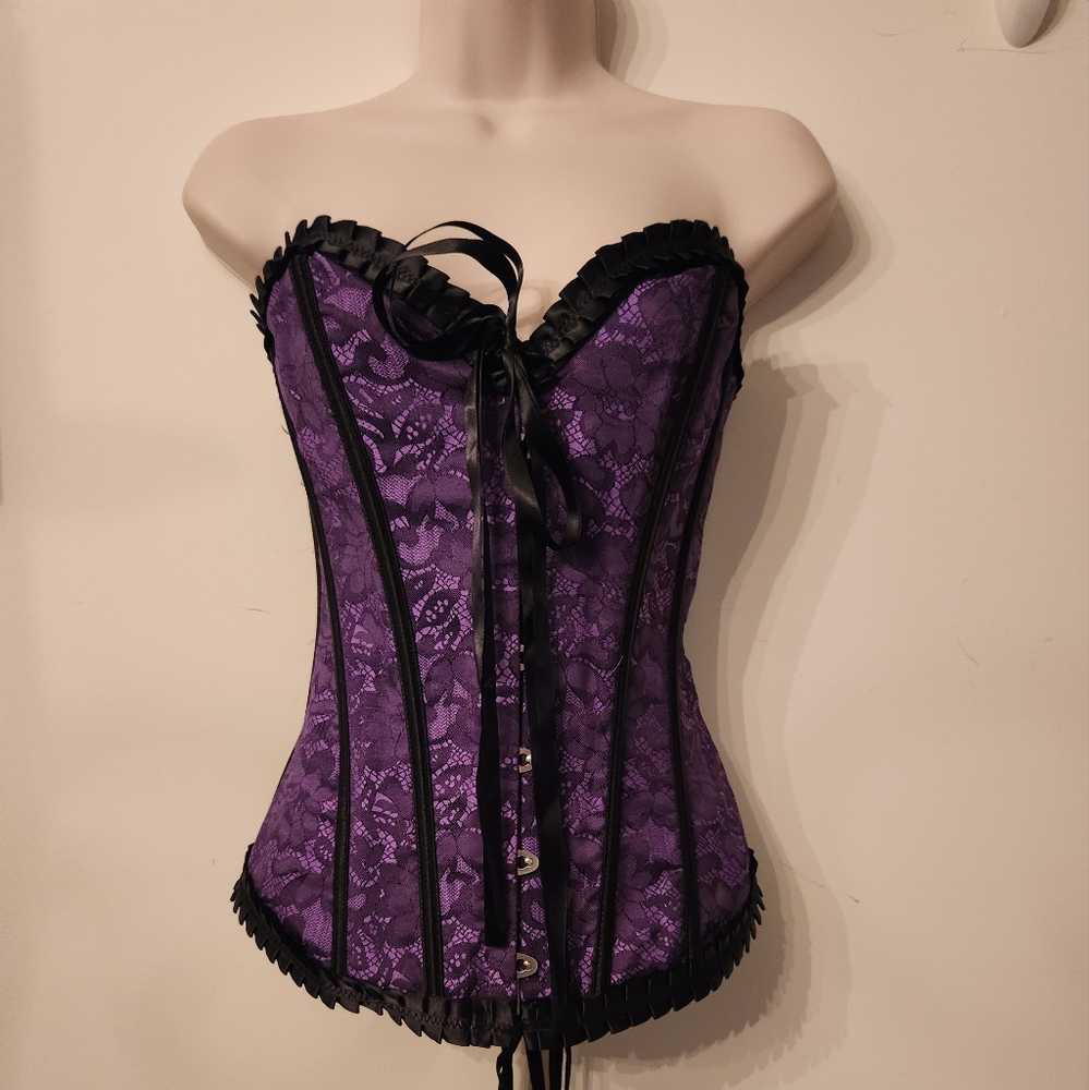 Purple corset